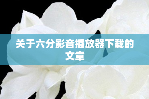 关于六分影音播放器下载的文章图片