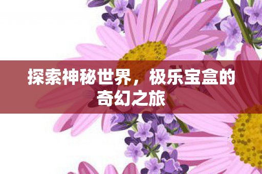 极乐宝盒的奇幻之旅图片