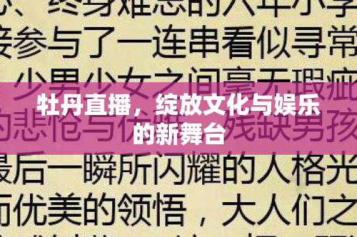 绽放文化与娱乐的新舞台图片