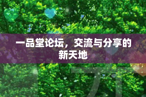 交流与分享的新天地图片