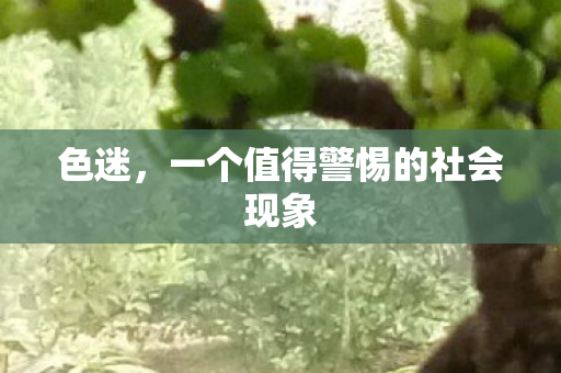一个值得警惕的社会现象图片