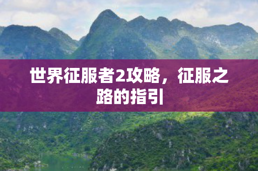 世界征服者2攻略图片