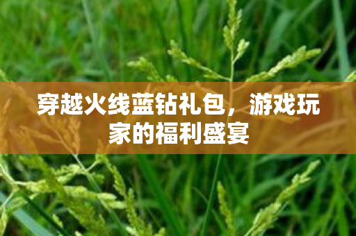 游戏玩家的福利盛宴图片
