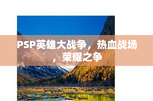 PSP英雄大战争图片