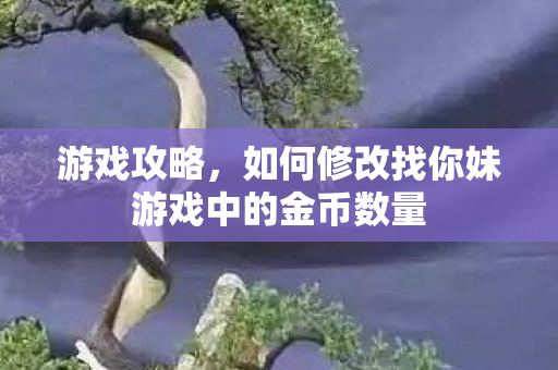 如何修改找你妹游戏中的金币数量图片