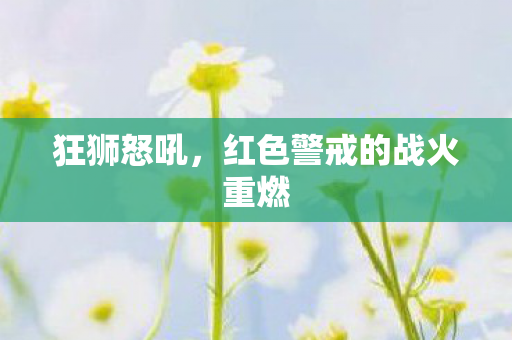 红色警戒的战火重燃图片