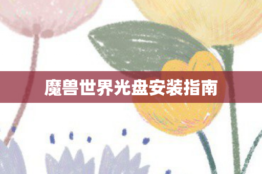 魔兽世界光盘安装指南图片