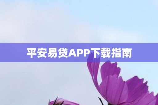 平安易贷APP下载指南图片