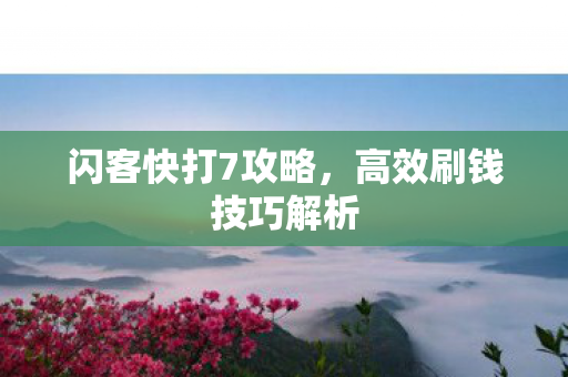 高效刷钱技巧解析图片