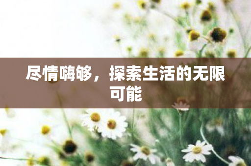 探索生活的无限可能图片