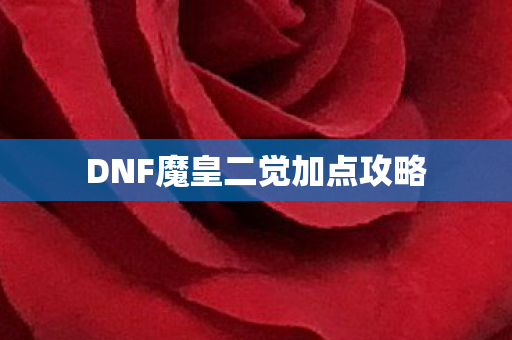 DNF魔皇二觉加点攻略图片