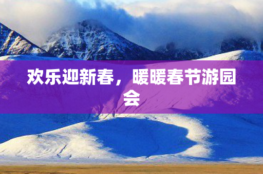 暖暖春节游园会图片