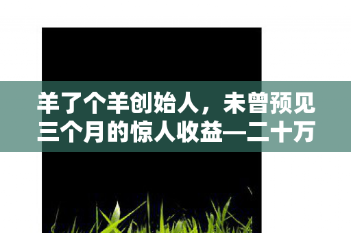 未曾预见三个月的惊人收益图片