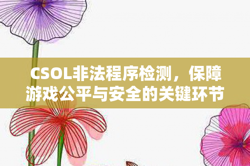 保障游戏公平与安全的关键环节图片