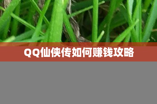 QQ仙侠传如何赚钱攻略图片
