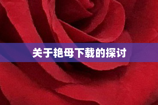 关于艳母下载的探讨图片
