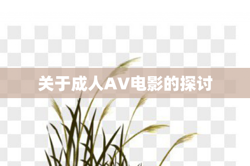 关于成人AV电影的探讨图片