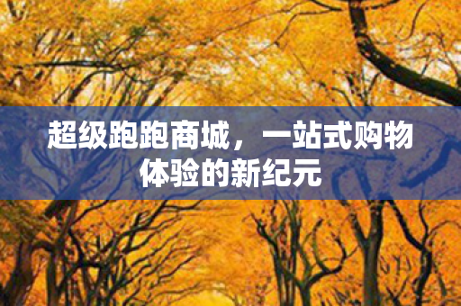 一站式购物体验的新纪元图片