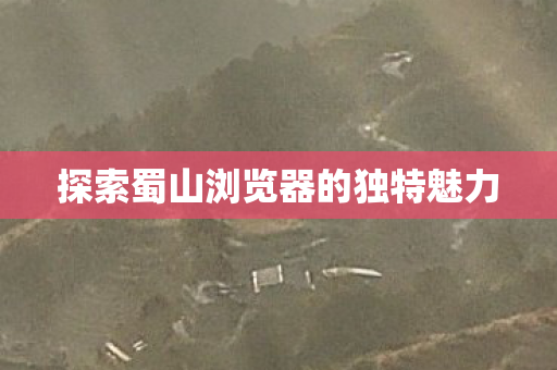 探索蜀山浏览器的独特魅力图片