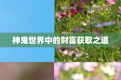 神鬼世界中的财富获取之道图片