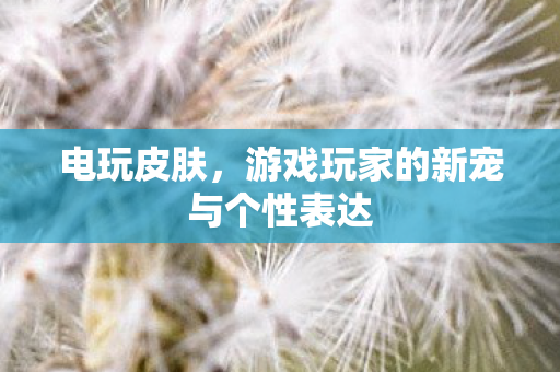 游戏玩家的新宠与个性表达图片