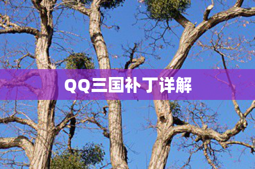 QQ三国补丁详解图片