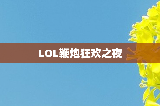 LOL鞭炮狂欢之夜图片