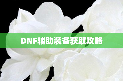 DNF辅助装备获取攻略图片