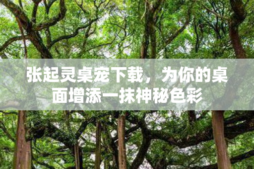 为你的桌面增添一抹神秘色彩图片