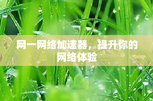 提升你的网络体验图片