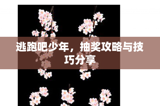 抽奖攻略与技巧分享图片