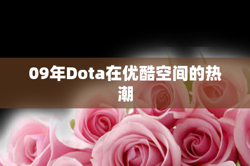 09年Dota在优酷空间的热潮图片