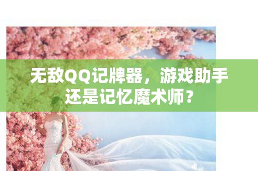 游戏助手还是记忆魔术师图片