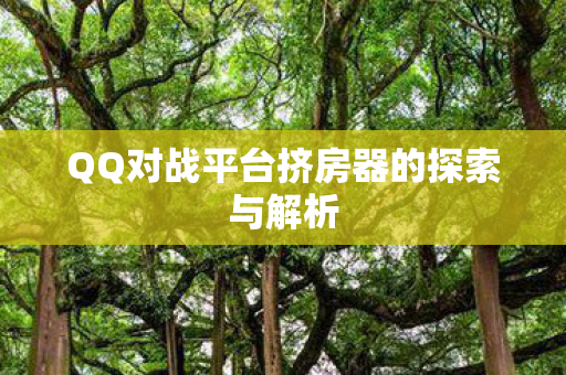 QQ对战平台挤房器的探索与解析图片