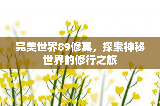 探索神秘世界的修行之旅图片