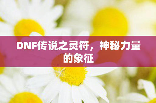 DNF传说之灵符图片
