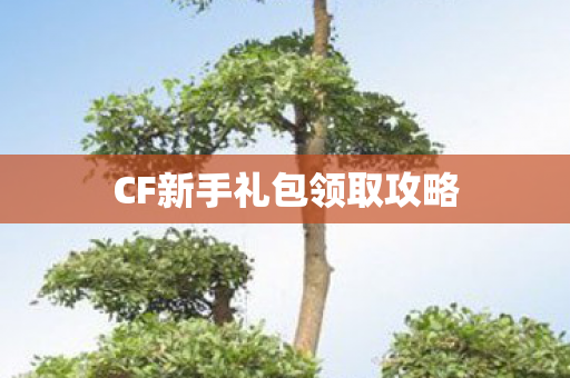 CF新手礼包领取攻略图片