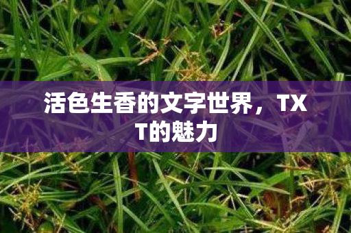 活色生香的文字世界图片