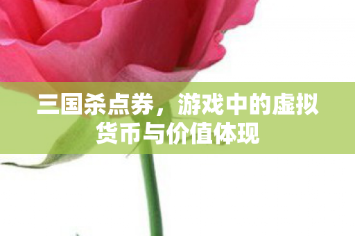 游戏中的虚拟货币与价值体现图片