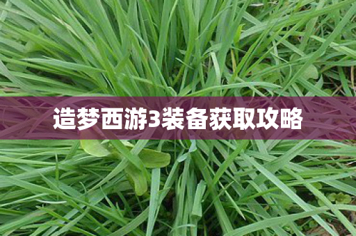 造梦西游3装备获取攻略图片