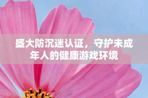 守护未成年人的健康游戏环境图片