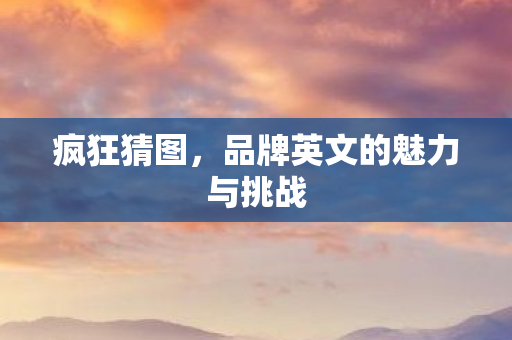 品牌英文的魅力与挑战图片