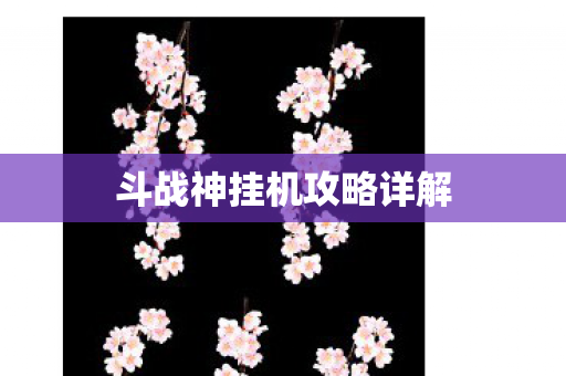 斗战神挂机攻略详解图片