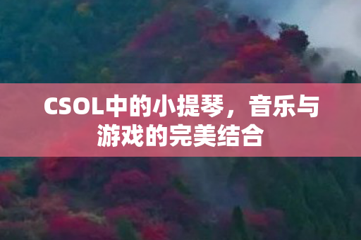 音乐与游戏的完美结合图片