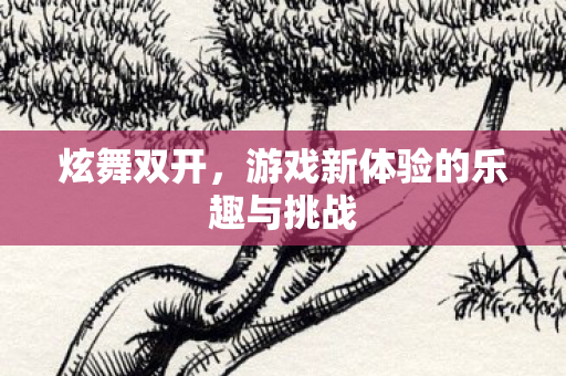 游戏新体验的乐趣与挑战图片