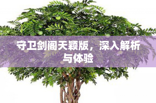守卫剑阁天颖版图片