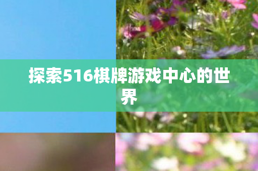 探索516棋牌游戏中心的世界图片