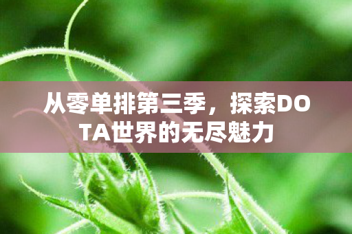 探索DOTA世界的无尽魅力图片