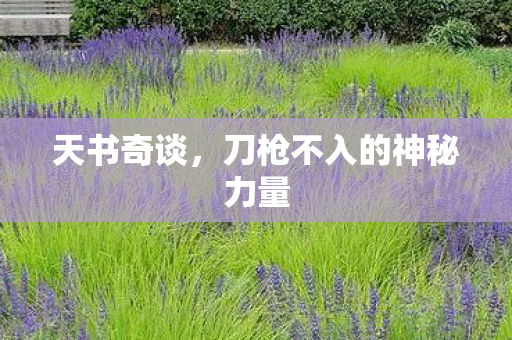 刀枪不入的神秘力量图片
