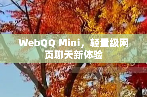WebQQ Mini图片